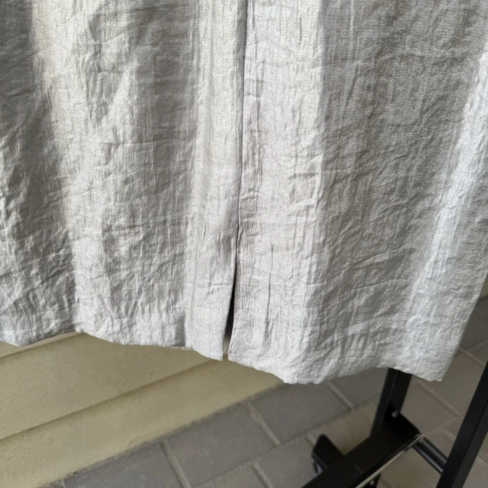 NWT Maggie London Wedding Guest Dress Mother Of The Bride‎ Size 8 Silver